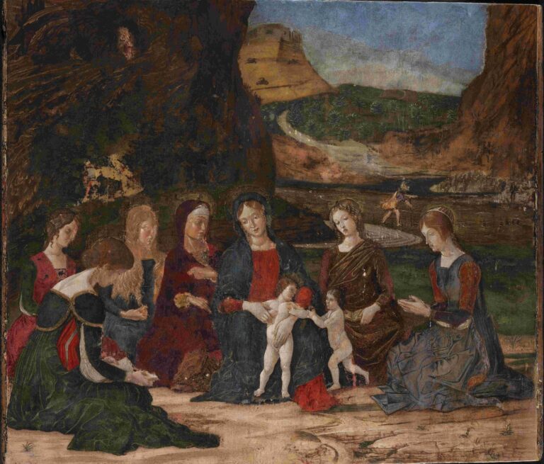Museo Correr_MadonnacolBambino_San Giovannino_e_sei_sante;
