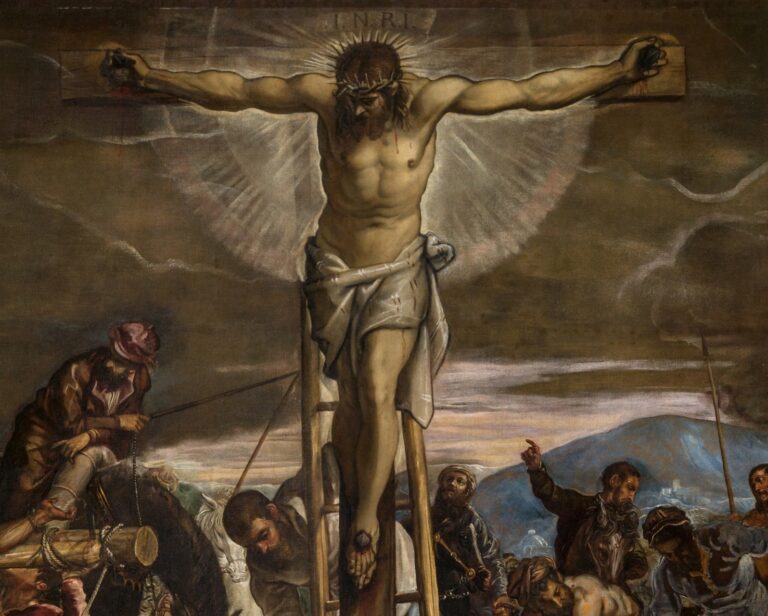 5 - Dettaglio Cristo Tintoretto Crocifissione Dopo Restauro @Matteo De Fina